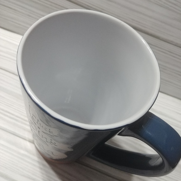 Chicken Pig Sheep Ceramic Latte Mug CLUCK OINK BAA Embossed Tall Coffee 17Oz NEW - Picture 9 of 13